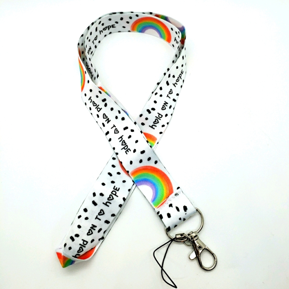 Rainbow Hope Lanyard